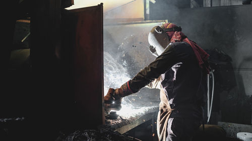 Man working in factory