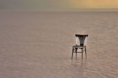 Reflections on water, minimalism and salt lake