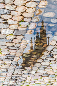 Close-up of stone wall