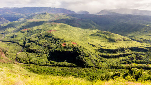 Scenic view of landscape against sky