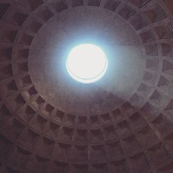 Low angle view of ceiling