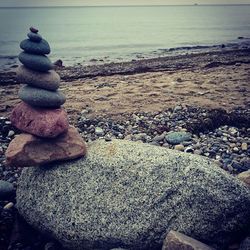 Rocks on shore