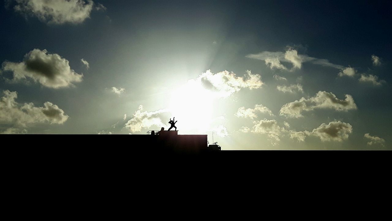 Dancing on the roof