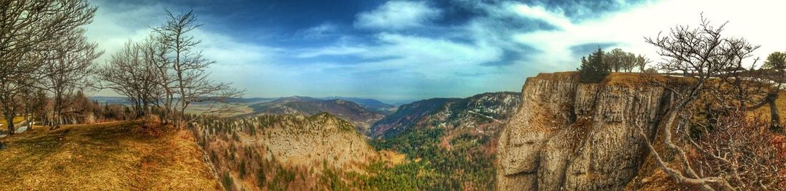 Scenic view of landscape against sky