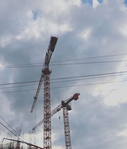 Low angle view of cloudy sky