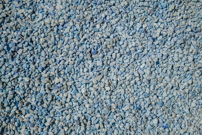 Texture with small blue colored gravel