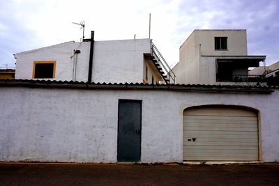 Low angle view of building against sky