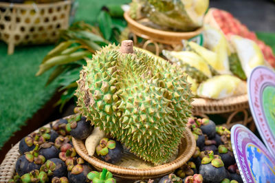 Close-up of vegetables for sale at market stall