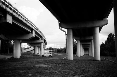 Low angle view of bridge