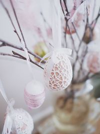 Close-up of easter eggs decoration