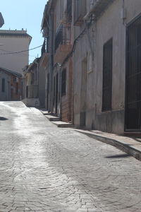 Street amidst buildings in town