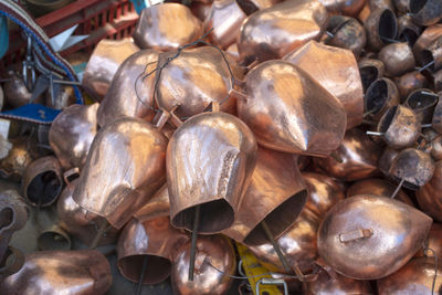 Full frame shot of food for sale at market stall