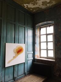 Interior of abandoned house