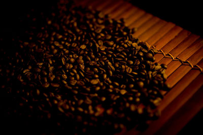 Close-up of coffee beans