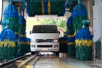 Automatic car wash machine