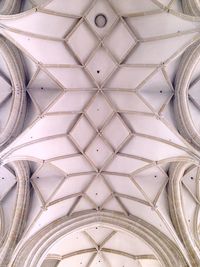 Low angle view of ceiling