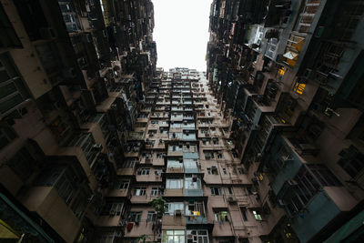 Low angle view of residential building