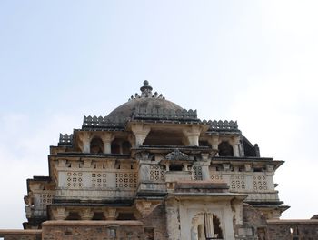 Low angle view of historical building against sky