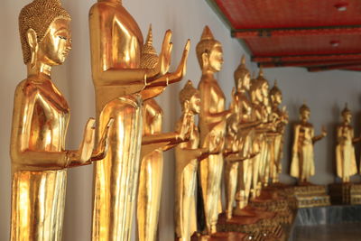 Buddha statues at wat pho