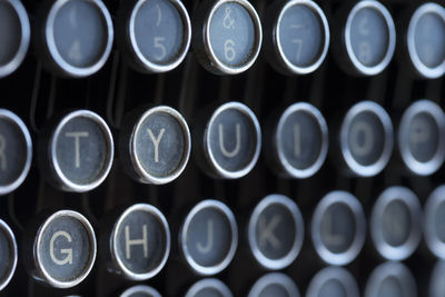 Full frame shot of computer keyboard