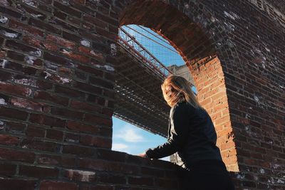 Low angle view of a bridge