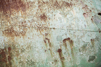 Close-up of old rusty metal