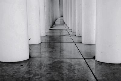 Empty corridor of building