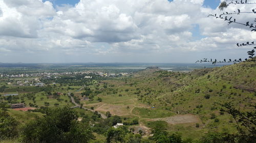 Scenic view of landscape against sky