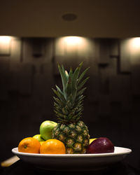 Close-up of fruits on table