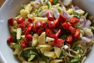 Close-up of salad