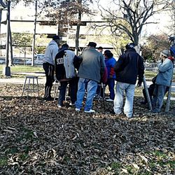 Man standing in park