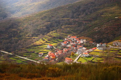 Portuguese rustic village in the middle of the mountains