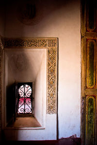 Close-up of window of house