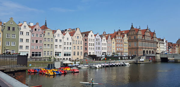 Boats in canal