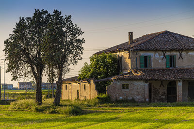 Houses in city