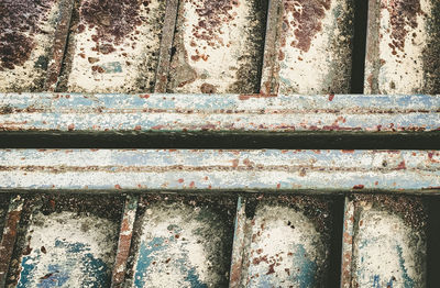 Full frame shot of rusty metal
