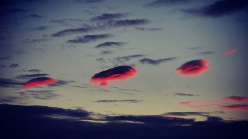 Panoramic view of cloudy sky