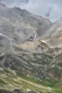 Aerial view of landscape against sky
