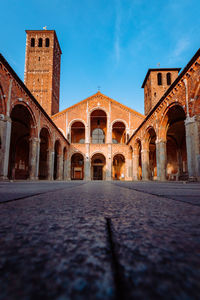 View of historic building against sky