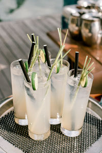 Close-up of drink on table