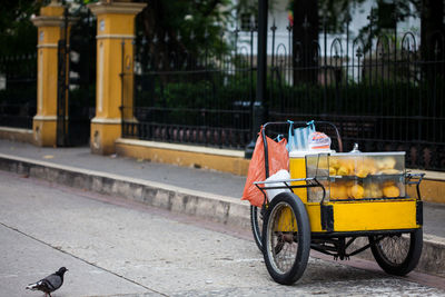 Street sale of typical fried food in cartagena de indias