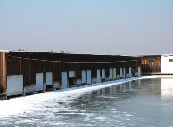 Built structure against clear sky