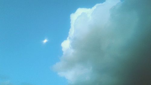 Low angle view of clouds in sky