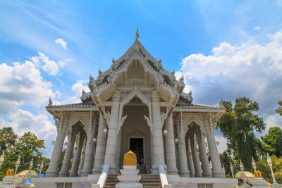 Low angle view of historical building against sky