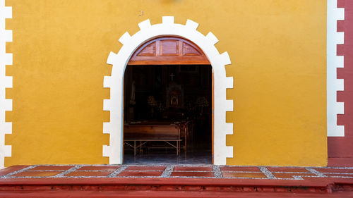 Entrance of old building