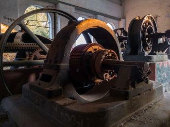 Interior of old factory