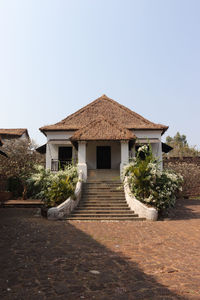 Built structure against clear sky