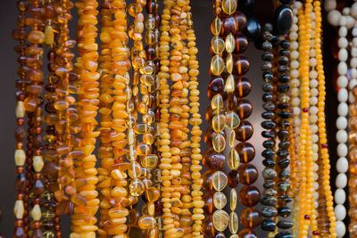 Full frame shot of multi colored candies for sale in market