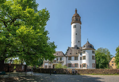 Famous medieval castle in frankfurt-hoechst, germany