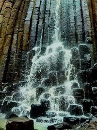 Full frame shot of wet glass window